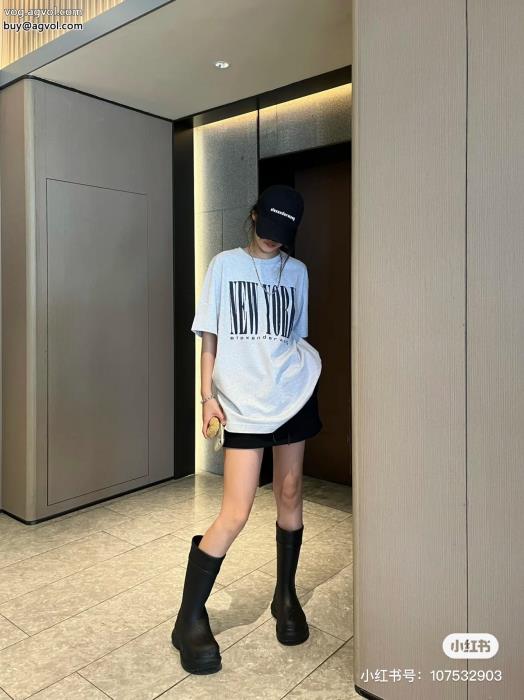 半袖TシャツALEXANDER WANG人気モデル愛用大人っぽいデザイン偽 ブランド_0_1