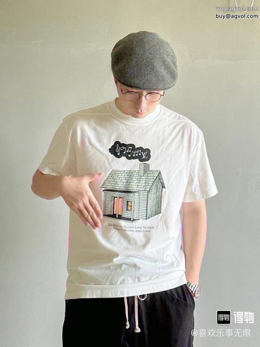 ブランド コピー s 級半袖Tシャツルイ ヴィトン在庫あり即納風通しのよい_0_3