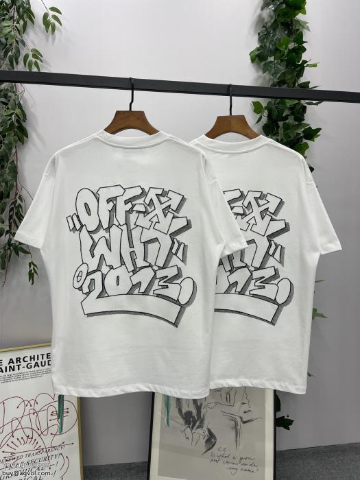 必需品幅広い層におすすめOff-Whiteスーパー コピー 通販半袖Tシャツ_0_2