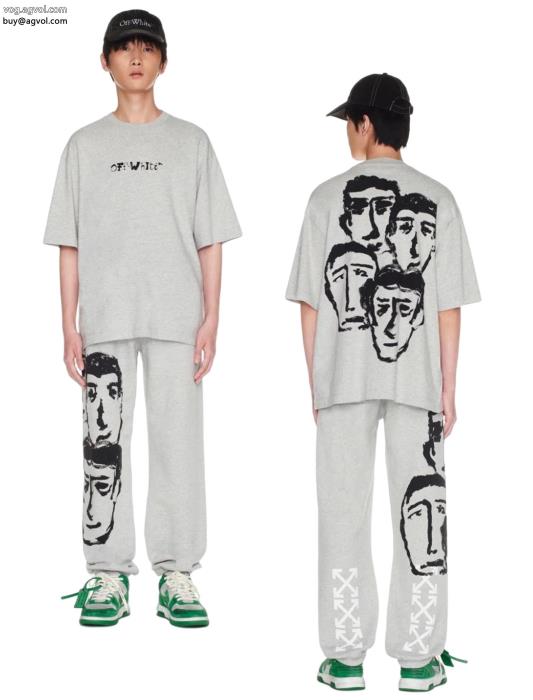 オフホワイトスーパー コピー 通販 優良今季のトレンド人気新作今年風半袖Tシャツ_0_3