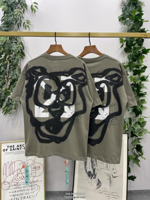 通年使えるアイテム旬デザイン偽 ブランド 購入Off-White半袖Tシャツ_0_0