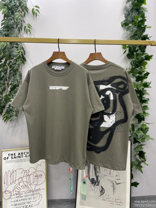 通年使えるアイテム旬デザイン偽 ブランド 購入Off-White半袖Tシャツ_0_2