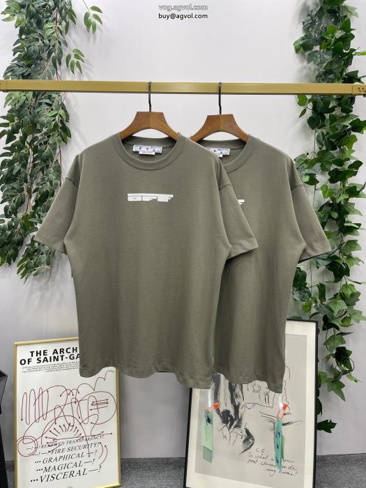 通年使えるアイテム旬デザイン偽 ブランド 購入Off-White半袖Tシャツ_0_4