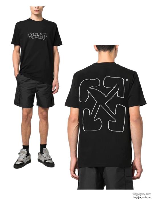 超あたたかい大人のこなれ感半袖Tシャツブランド コピー 販売 Off-White_0_1