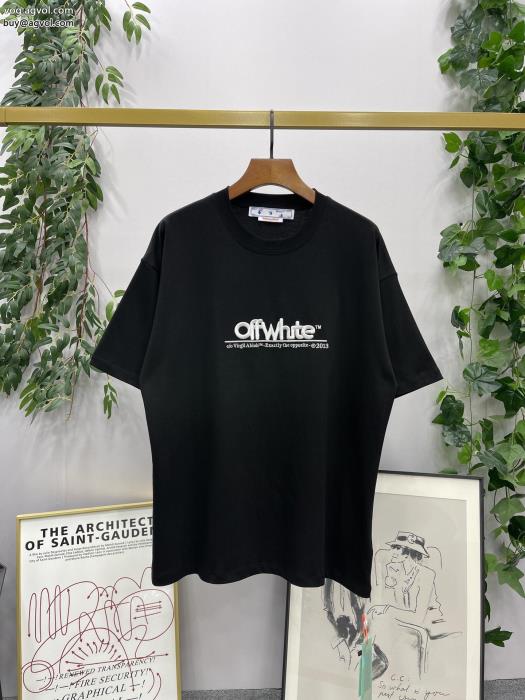 Off-White半袖Tシャツ通気性と吸汗性に優れ冬のフレッシュな気分に偽 ブランド 購入_0_3