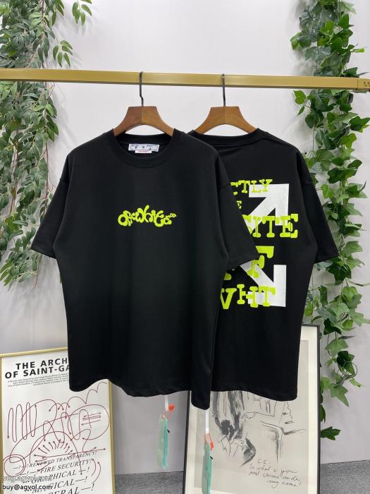 偽 ブランド 購入Off-White半袖Tシャツ使い勝手のよさが魅力きれいめ派に上質_0_4