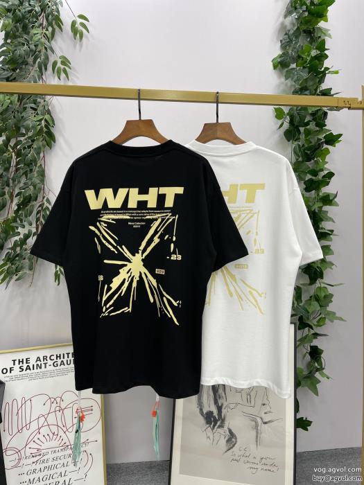 肌触りの着心地が良く シーン問わずに使えるオフホワイトスーパー コピー 販売半袖Tシャツ_0_3
