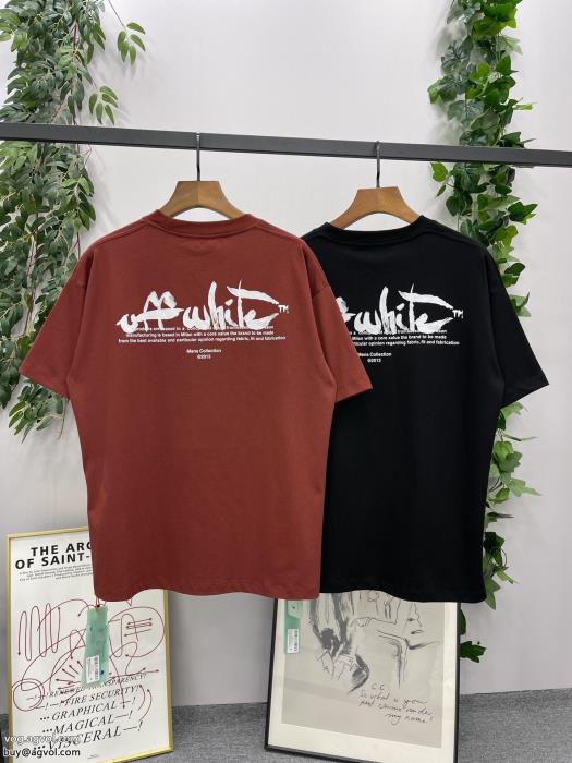最新人気　話題沸騰中お出かけスタイル半袖TシャツOff-White偽 ブランド _0_0