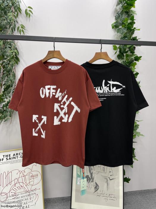 最新人気　話題沸騰中お出かけスタイル半袖TシャツOff-White偽 ブランド _0_2
