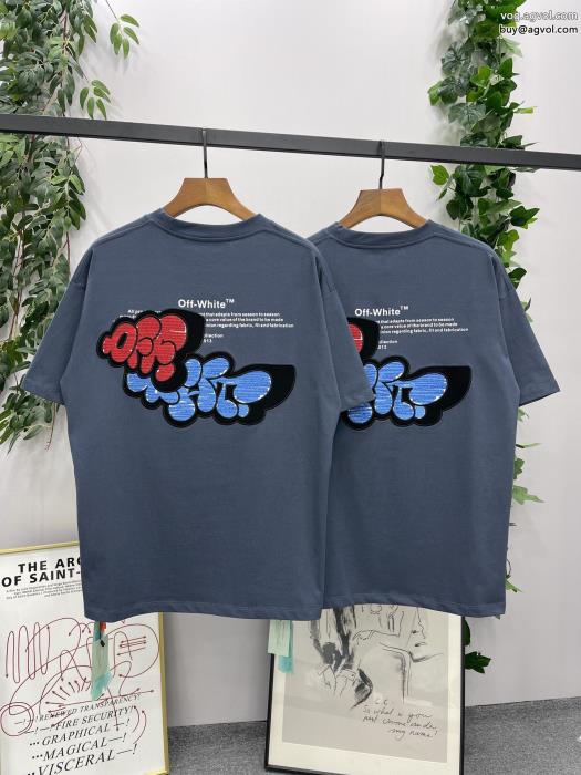ヘルシー 抜け感重視優秀なアイテムOff-White偽 ブランド 販売半袖Tシャツ_0_1