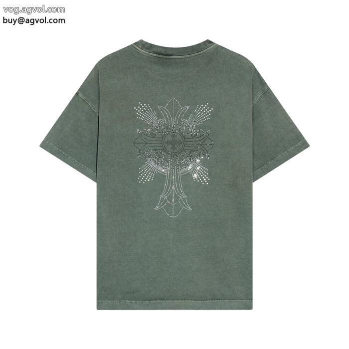 一枚でかわいいオフィスにも半袖Tシャツコピー ブランドクロムハーツ_0_0