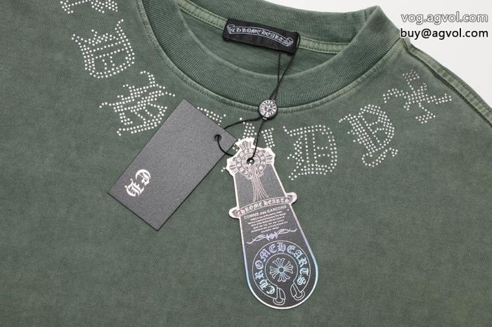 一枚でかわいいオフィスにも半袖Tシャツコピー ブランドクロムハーツ_0_1