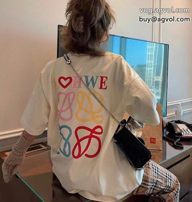 半袖Tシャツオススメのお品お出かけスタイルコピー ブランド 優良ロエベ_0_0