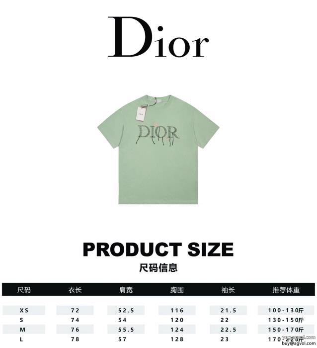 偽物 ブランド2023の新作涼しげに演出半袖TシャツDIOR_0_4