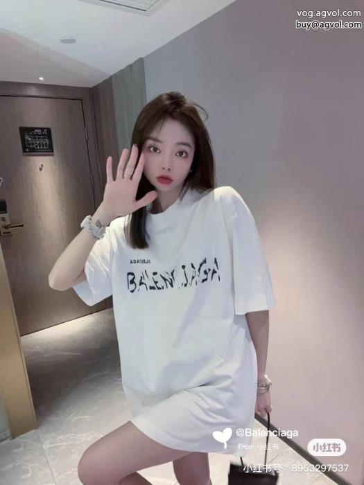 着心地のいい大人っぽく仕上げバレンシアガブランド スーパー コピー 優良半袖Tシャツ_0_1