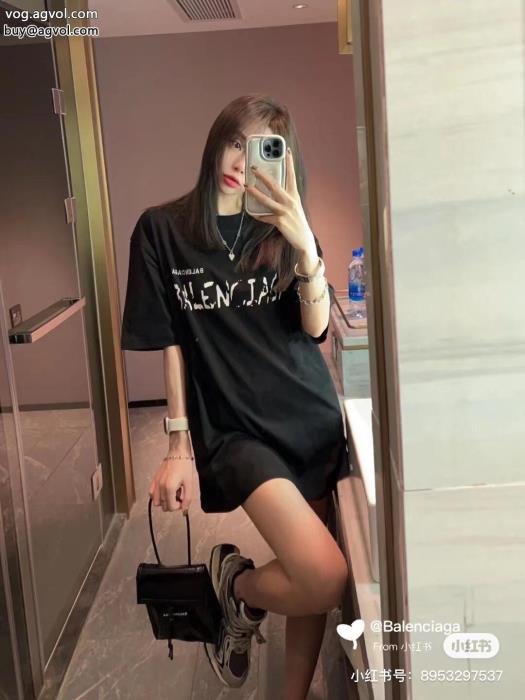 着心地のいい大人っぽく仕上げバレンシアガブランド スーパー コピー 優良半袖Tシャツ_0_4