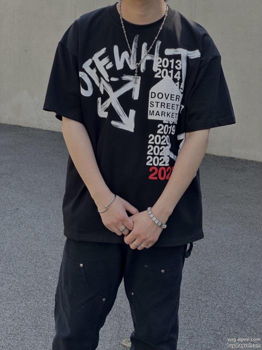 オフホワイト23SS海外直営SS23カッコいい 半袖Tシャツ偽物 ブランド 販売_0_1