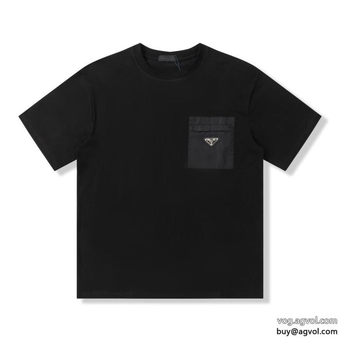 半袖Tシャツブランド 激安 今年の2023コーデに活躍する今年らしい着こなしPRADA_0_1