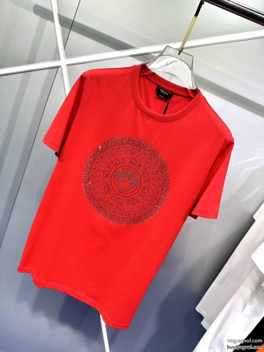 半袖Tシャツヴェルサーチ偽 ブランド今っぽいスタイルに決まる早い者勝ち_0_5