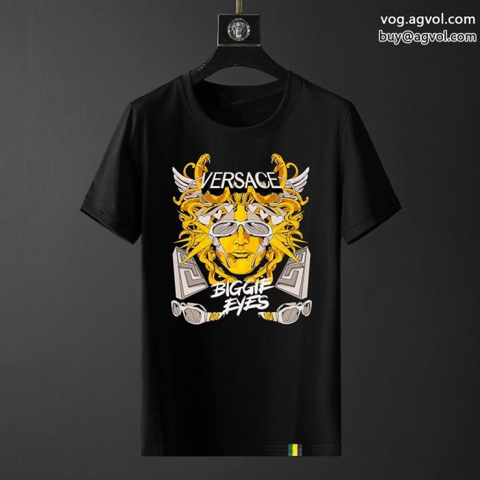 贅沢な逸品一目惚れした偽 ブランド 販売ヴェルサーチ半袖Tシャツ_0_6