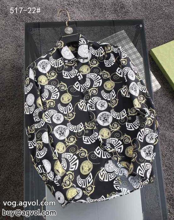 長袖シャツコピー ブランド 販売即日対応清涼感VERSACE_0_2