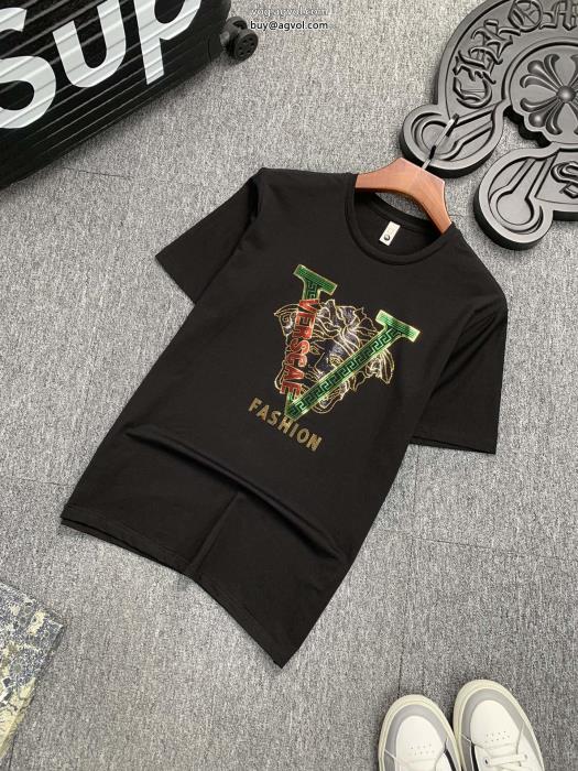 今だけSALE根強い人気定番商品ヴェルサーチ偽 ブランド半袖Tシャツ_0_1
