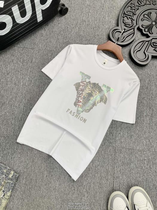 今だけSALE根強い人気定番商品ヴェルサーチ偽 ブランド半袖Tシャツ_0_2