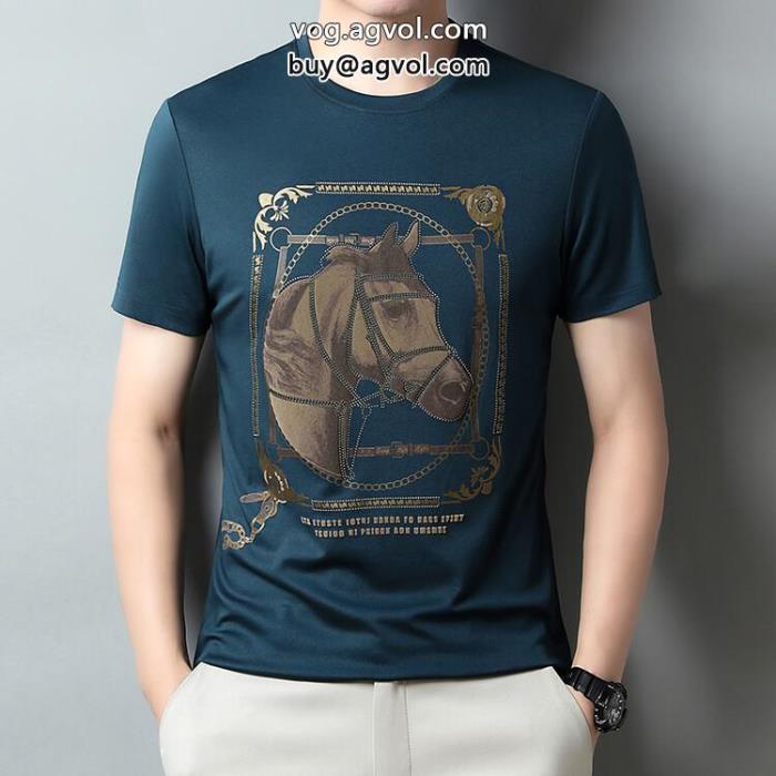高いクオリティカワイイ雰囲気HERMESブランド 通販半袖Tシャツ_0_0