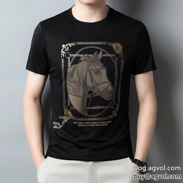 高いクオリティカワイイ雰囲気HERMESブランド 通販半袖Tシャツ_0_2