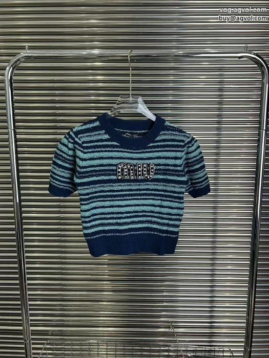 半袖Tシャツ通販 ブランド旬デザインこれからの季節、大活躍ミュウミュウ_0_0