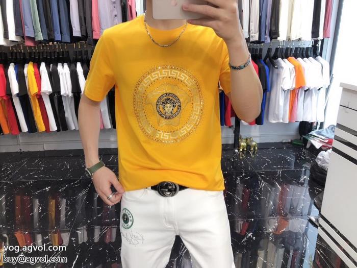 VERSACE半袖Tシャツ偽 ブランド 販売快適な着心地先行予約販売_0_0