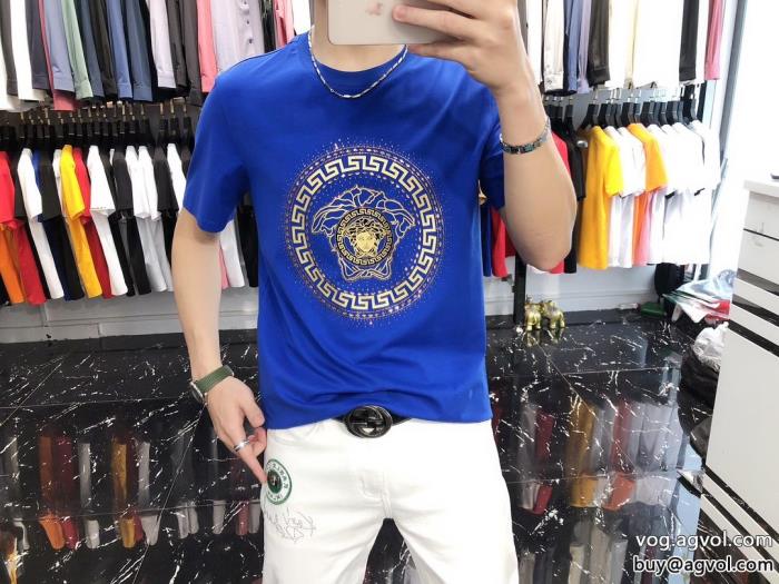VERSACE半袖Tシャツ偽 ブランド 販売快適な着心地先行予約販売_0_5
