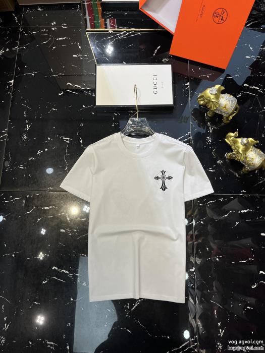 CHROME HEARTSブランド フェイクカジュアルさ大人気ブランド半袖Tシャツ_0_1