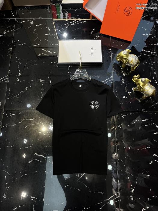 CHROME HEARTSブランド フェイクカジュアルさ大人気ブランド半袖Tシャツ_0_3