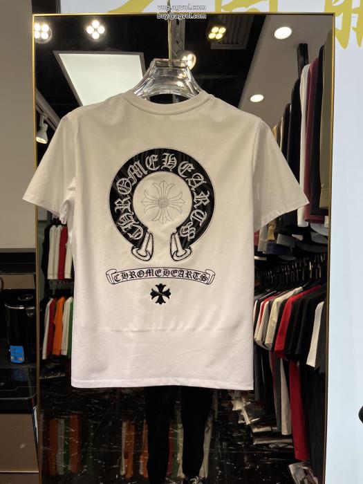 CHROME HEARTSブランド フェイクカジュアルさ大人気ブランド半袖Tシャツ_0_5