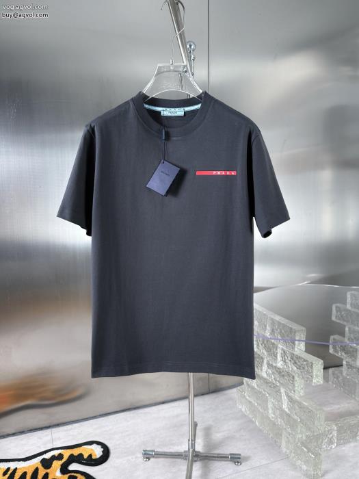 新しい斬新なスタイル高級感あるスタイル半袖Tシャツプラダ偽 ブランド 販売_0_3