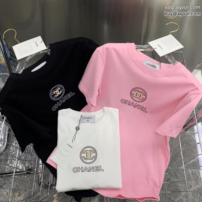 偽 ブランド 販売CH半袖Tシャツ超カッコイイ大人気アイテム_0_2