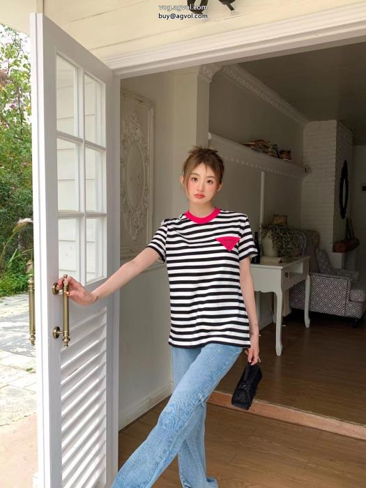 半袖Tシャツプラダスーパー コピー どこで 買える2023SS大人OK著名人愛用_0_1