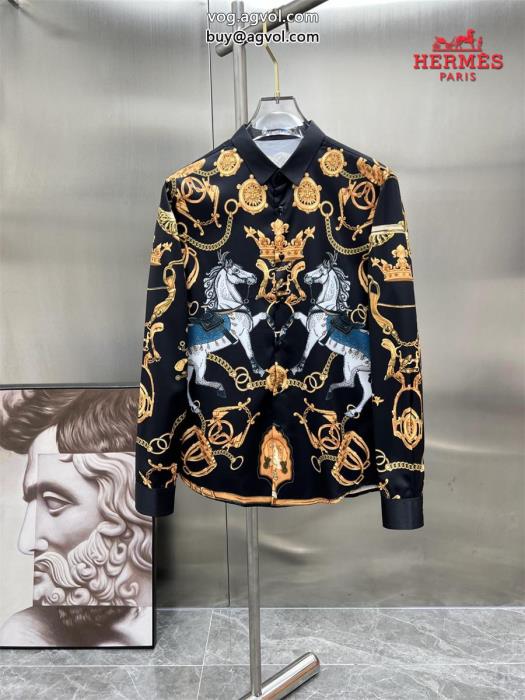 長袖シャツブランド アクセサリー 激安大人感漂う2023新作注目の一品HERMES_0_1