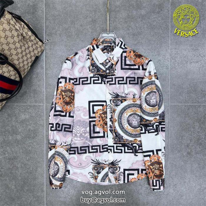 長袖シャツブランド レプリカる2023おすすめの人気商品オフィスファッションVERSACE_0_0