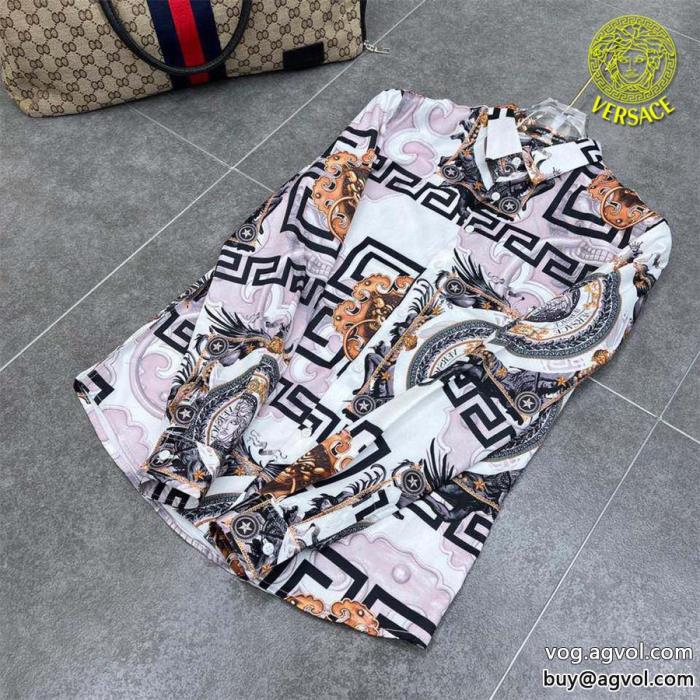長袖シャツブランド レプリカる2023おすすめの人気商品オフィスファッションVERSACE_0_1