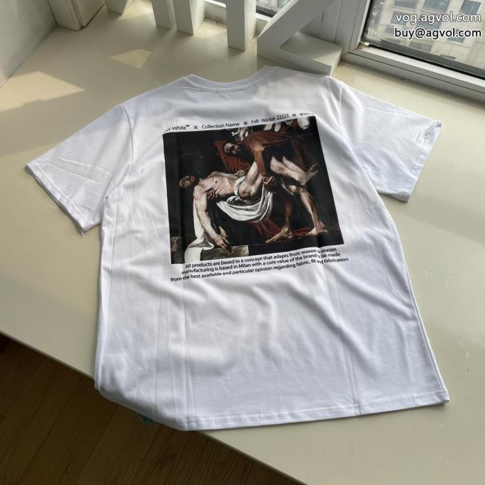 ブランド 激安 Off-White目を引く存在感抜群高級感が溢れた半袖Tシャツ_0_3