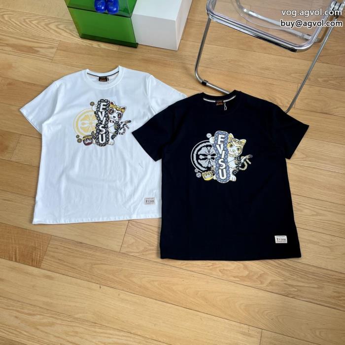 偽 ブランド 通販半袖TシャツEVISU素敵なデザイン話題沸騰_0_1
