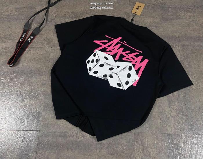 偽物 ブランド ショップ半袖TシャツSTUSSY定番人気品良くおしゃれ_0_3