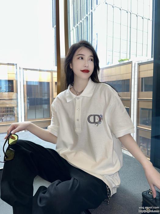 DIORブランド コピー半袖シャツ大人可愛いスタイル大人かっこいい_0_1
