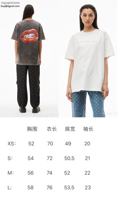 人気の高さ激安通販着心地のいい半袖TシャツALEXANDER WANGスーパー コピー  _0_2