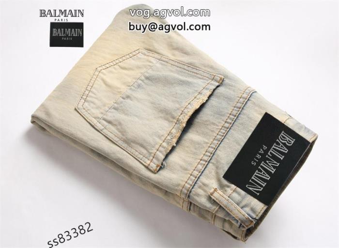 ジーンズ今っぽいスタイルに決まる2023用激安 通販 専門BALMAIN_0_2