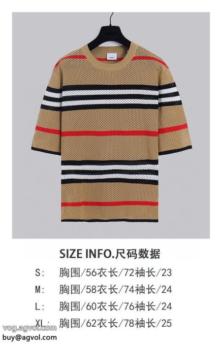 バーバリーロゴが素敵限定モデル半袖Tシャツブランド コピー 激安_0_2