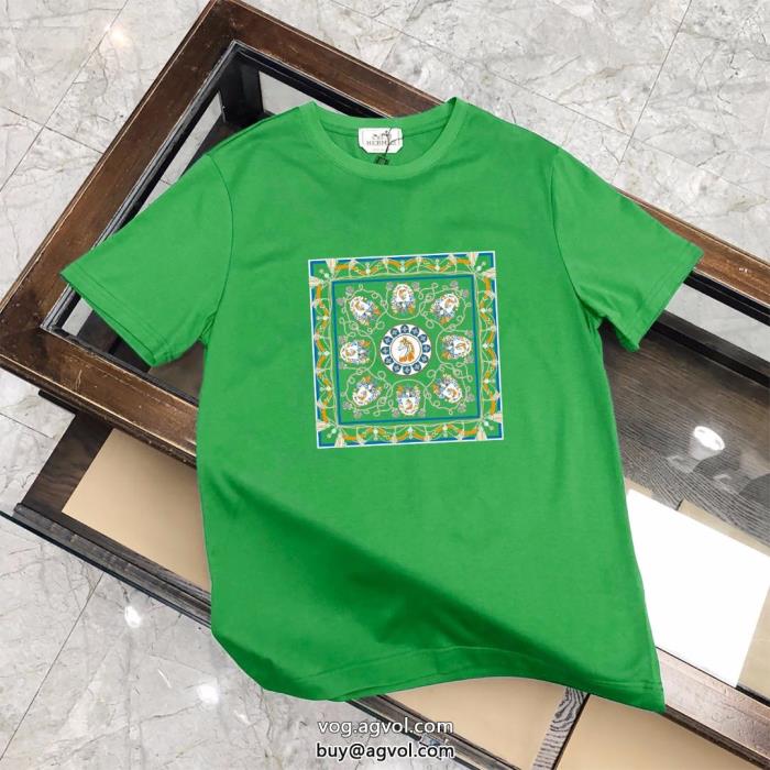 2023限定新作人気沸騰中！おしゃれ新品ブランド コピー 安心HERMES半袖Tシャツ_0_3