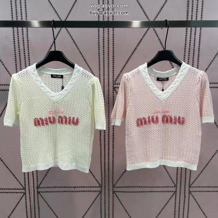 コピー ブランド 通販MIUMIU大人気セールお手軽な価格半袖Tシャツ_0_0